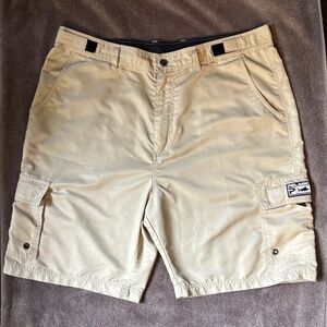 GUC Men's Pelagic Shorts size 38, khaki/tan.